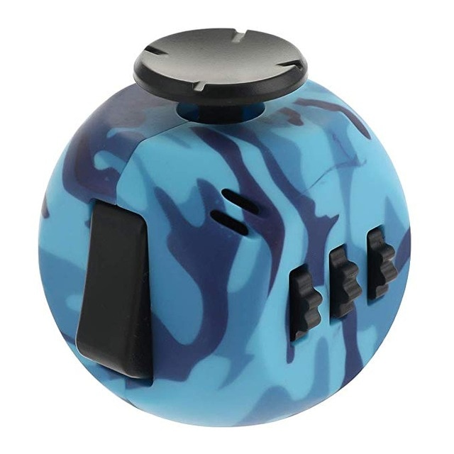 Cam Blue 6 Sides Cube Fidget Anti Stress Toy